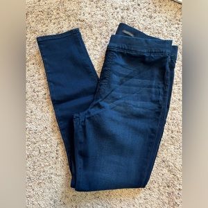 Jen 7‎ for All Man Kind Pull On Comfort Skinny Dark Wash Jeggings Size 12 NWOT